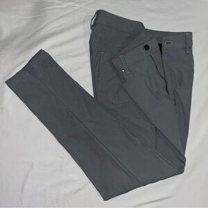 Lululemon Men's ABC Slim-Fit 5 Pocket Pant Warpstreme, 32x31, Light Gray Golf